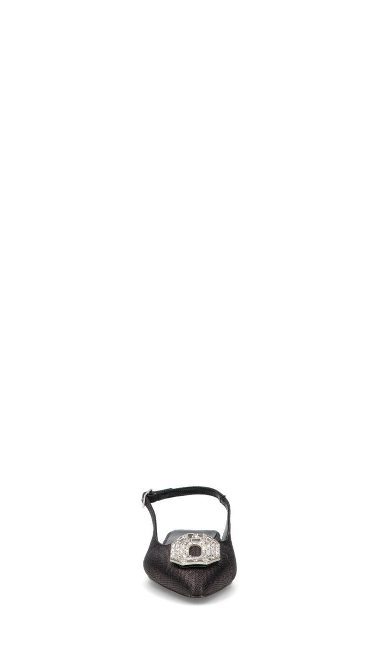 REBECCA VAN DIK Slingback donna nera