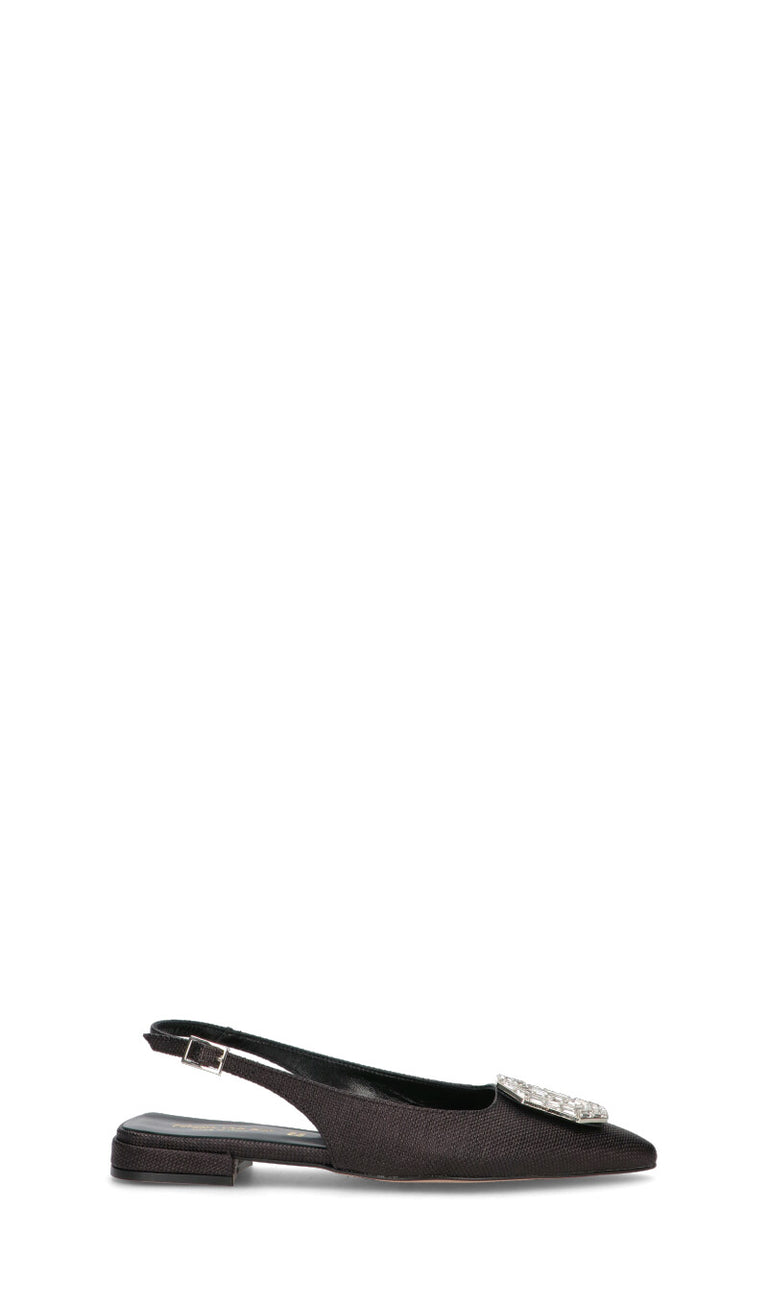 REBECCA VAN DIK Slingback donna nera
