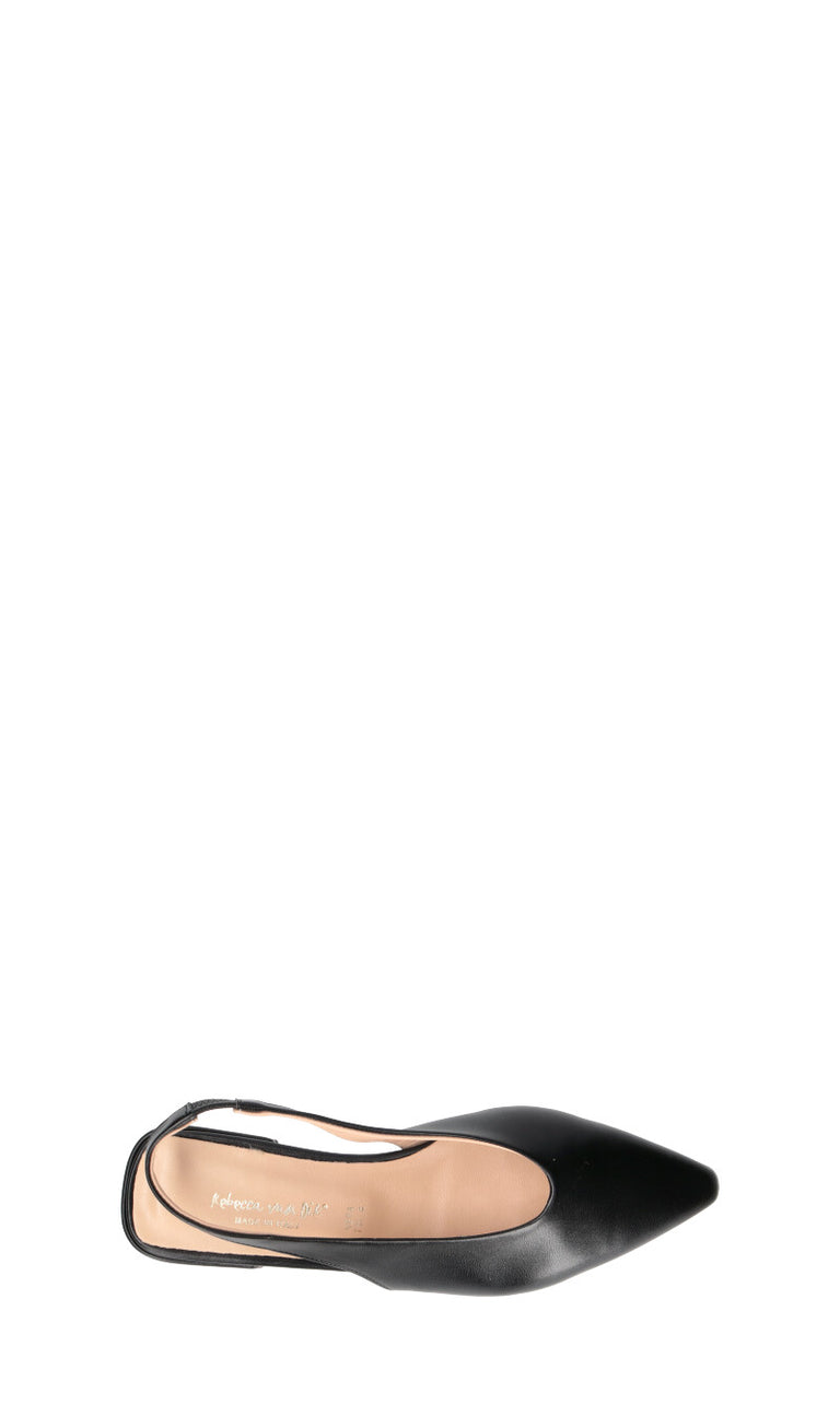 REBECCA VAN DIK Slingback donna nera