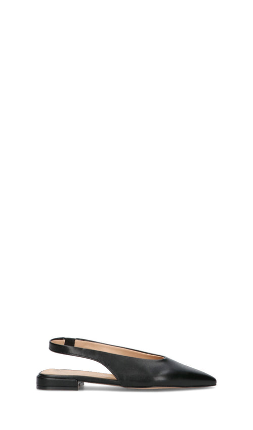 REBECCA VAN DIK Slingback donna nera