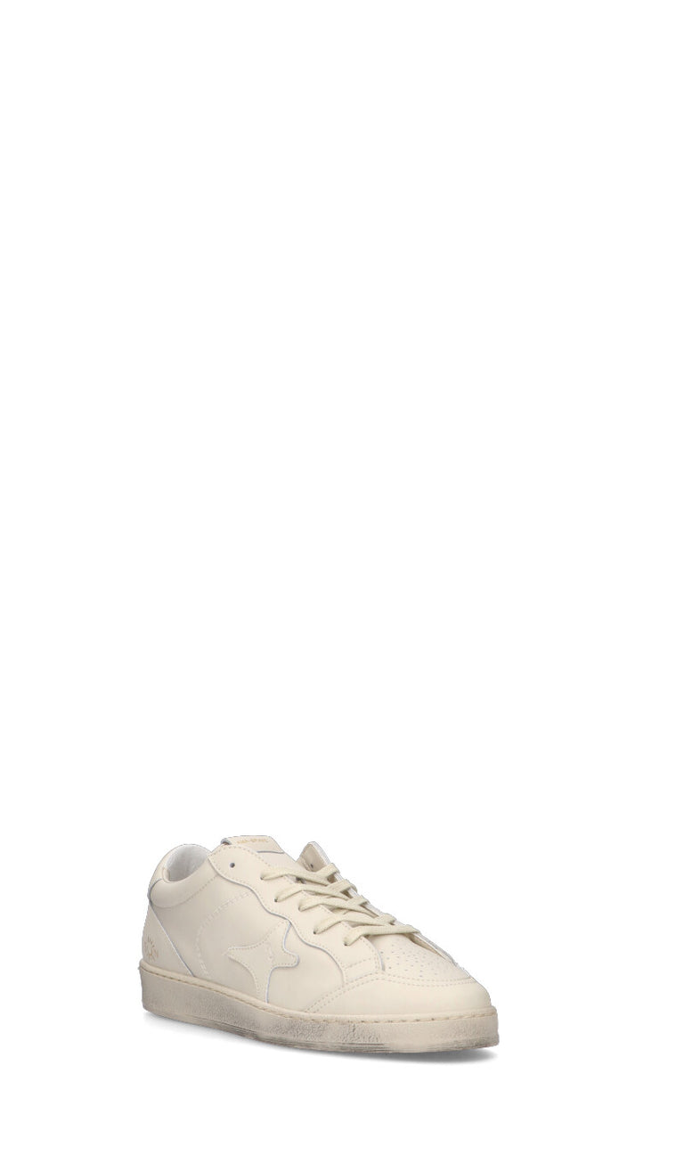 AMA-BRAND Sneaker uomo panna in pelle
