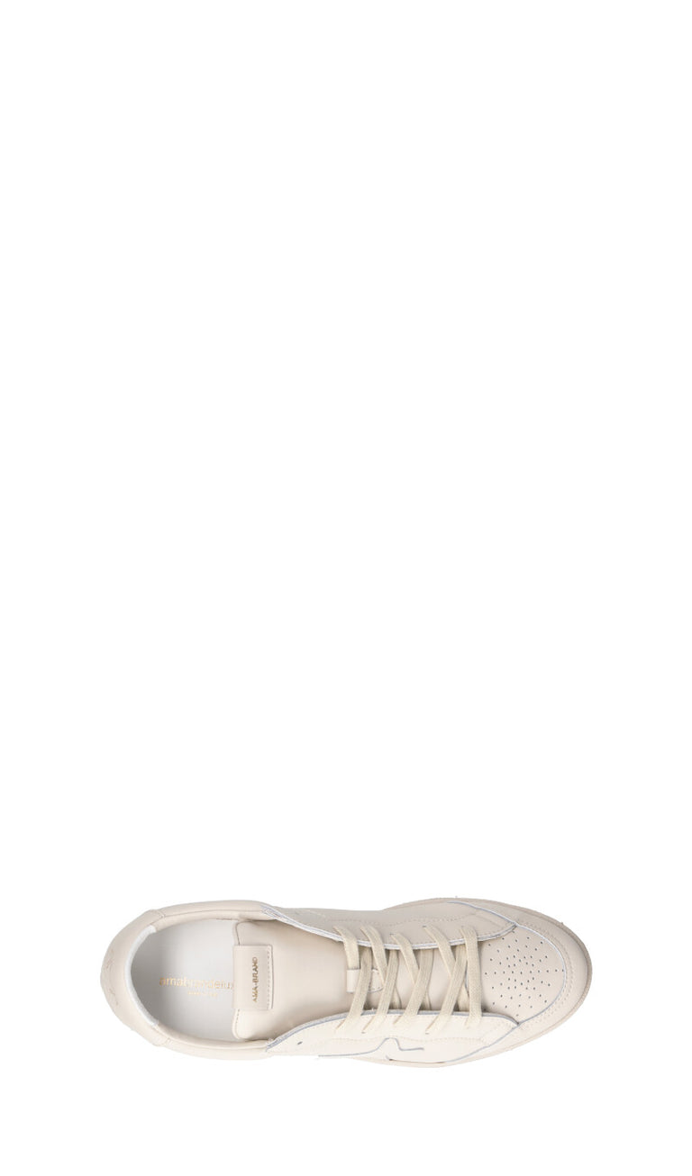AMA-BRAND Sneaker uomo panna in pelle