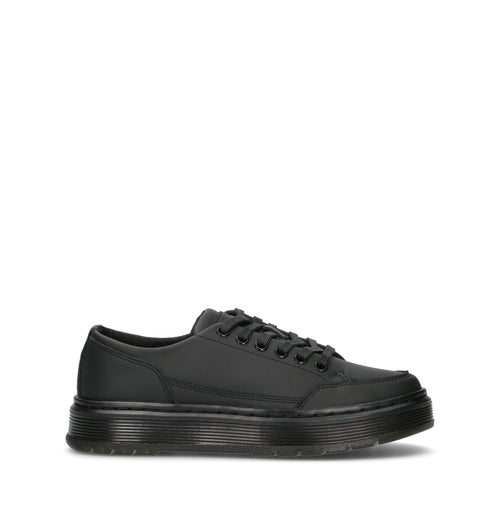 DR. MARTENS BROOKLINE 6 EYE Sneaker donna nera in pelle