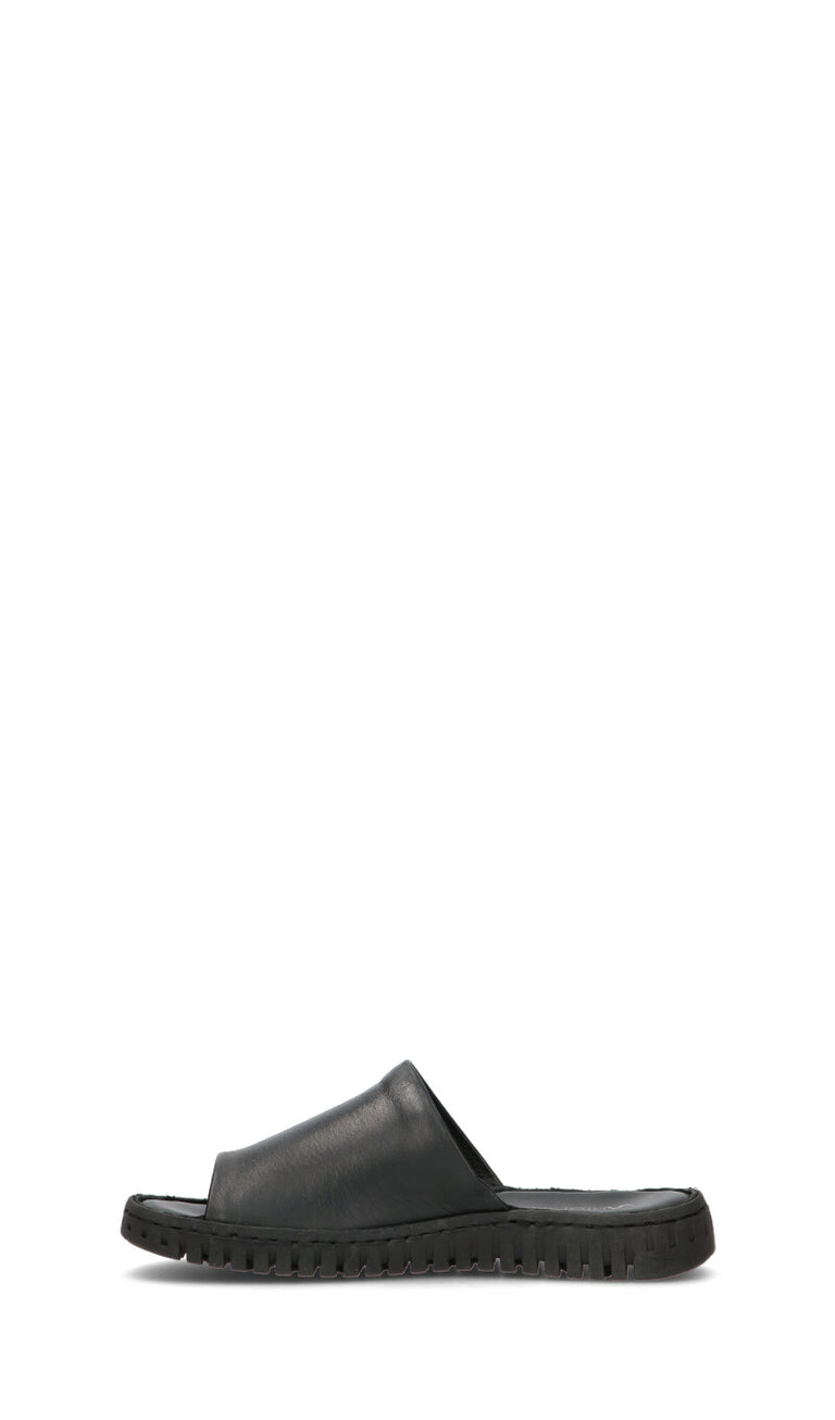 VARIOPINTO Ciabatta donna nera in pelle