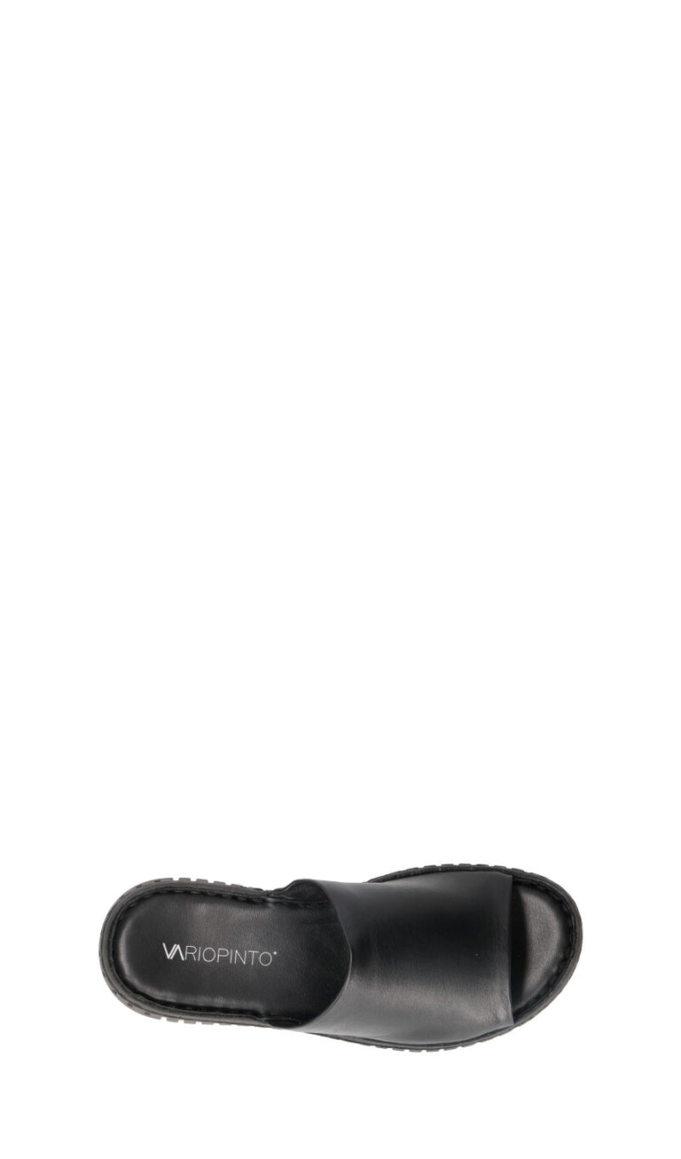 VARIOPINTO Ciabatta donna nera in pelle