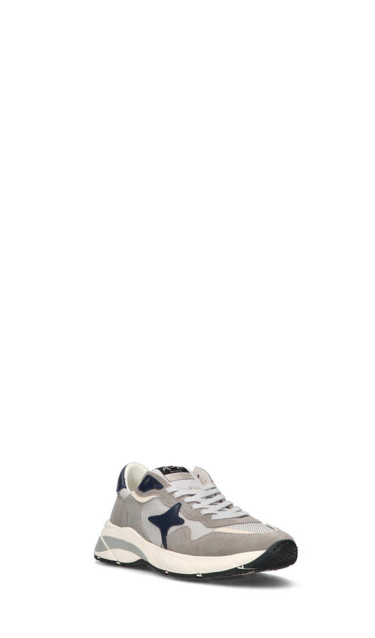 AMA-BRAND Sneaker uomo grigia/blu