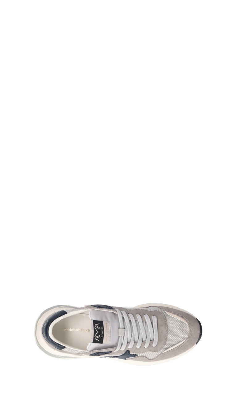 AMA-BRAND Sneaker uomo grigia/blu