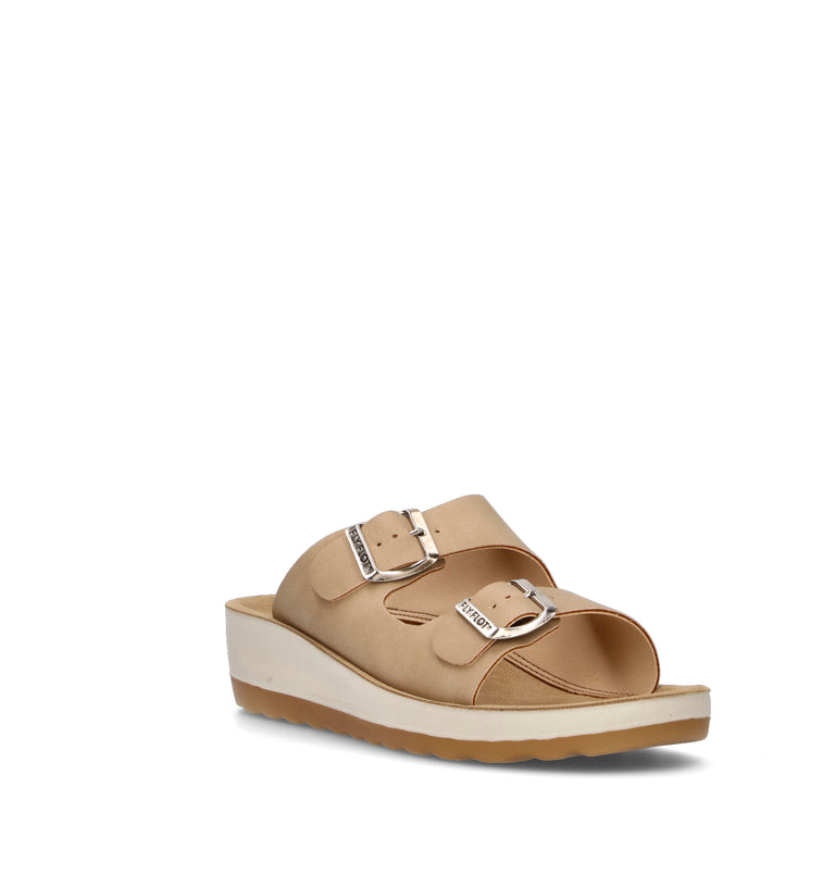 FLY FLOT Ciabatta donna beige