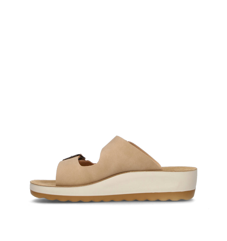FLY FLOT Ciabatta donna beige