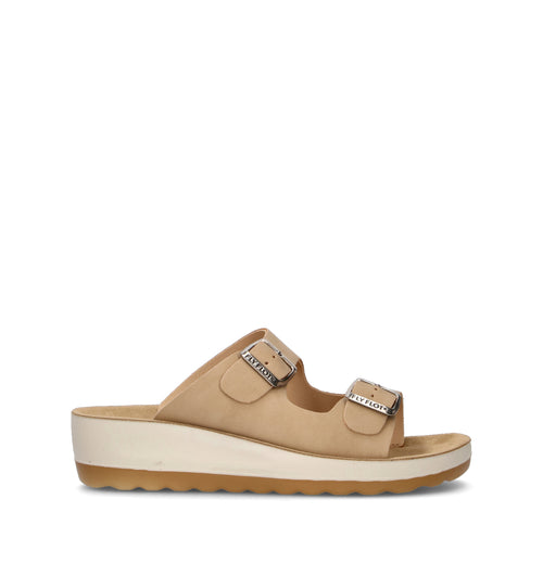 FLY FLOT Ciabatta donna beige