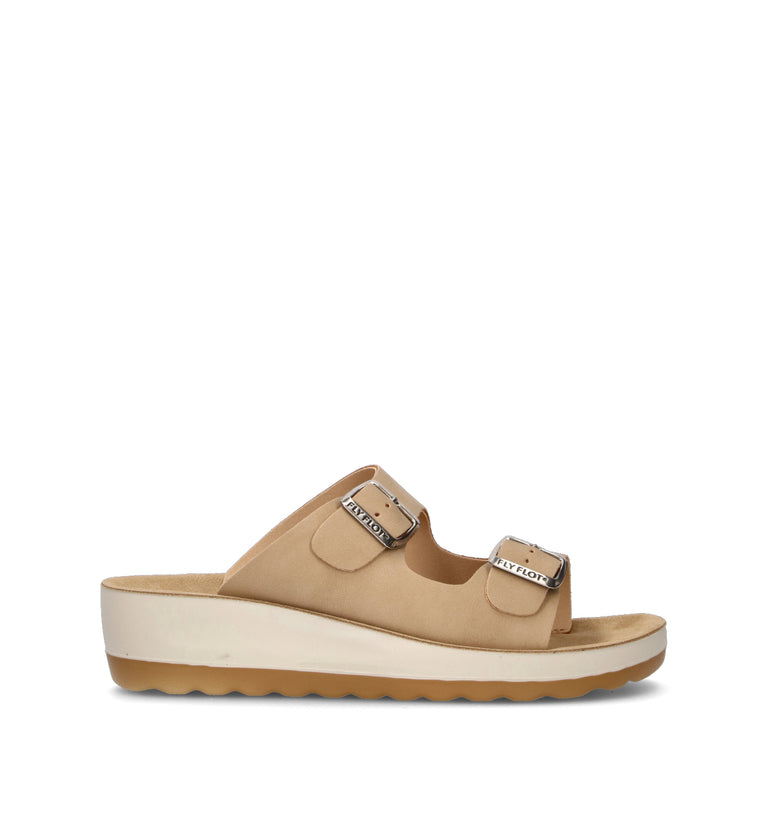 FLY FLOT Ciabatta donna beige