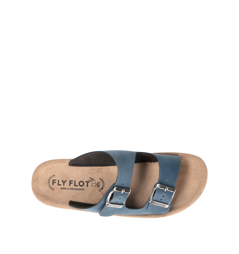 FLY FLOT Ciabatta donna blu