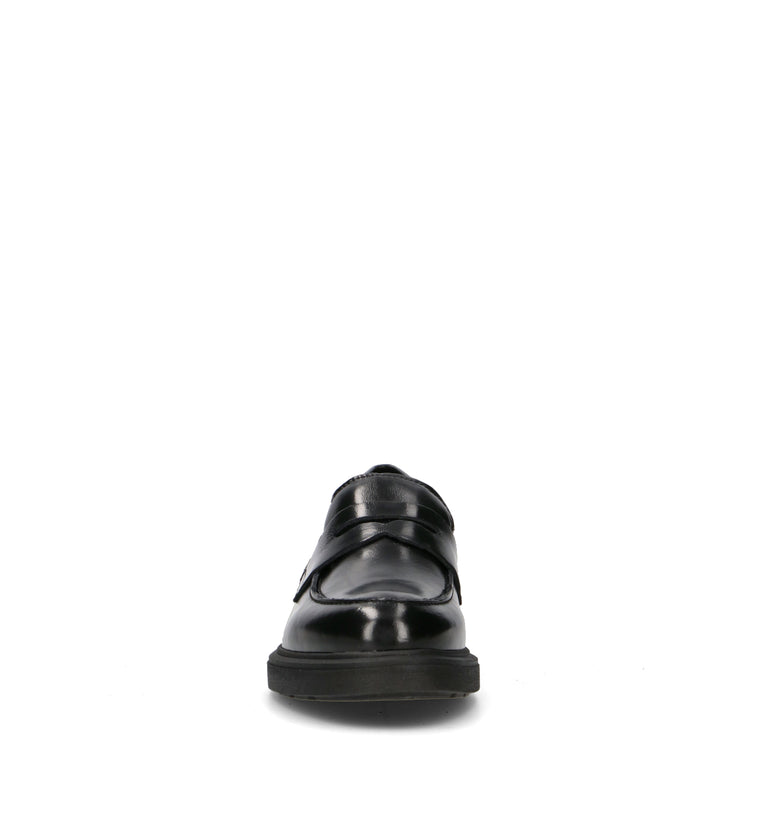 VARIOPINTO Mocassino donna nero in pelle