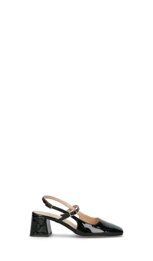 REBECCA VAN DIK Slingback donna nera