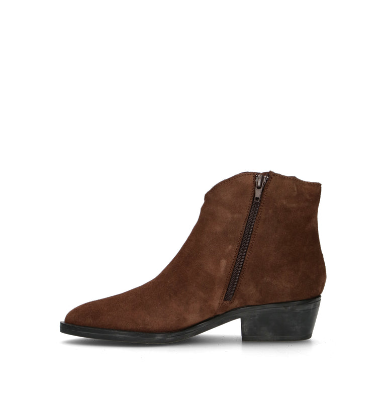 VARIOPINTO Tronchetto donna marrone in suede