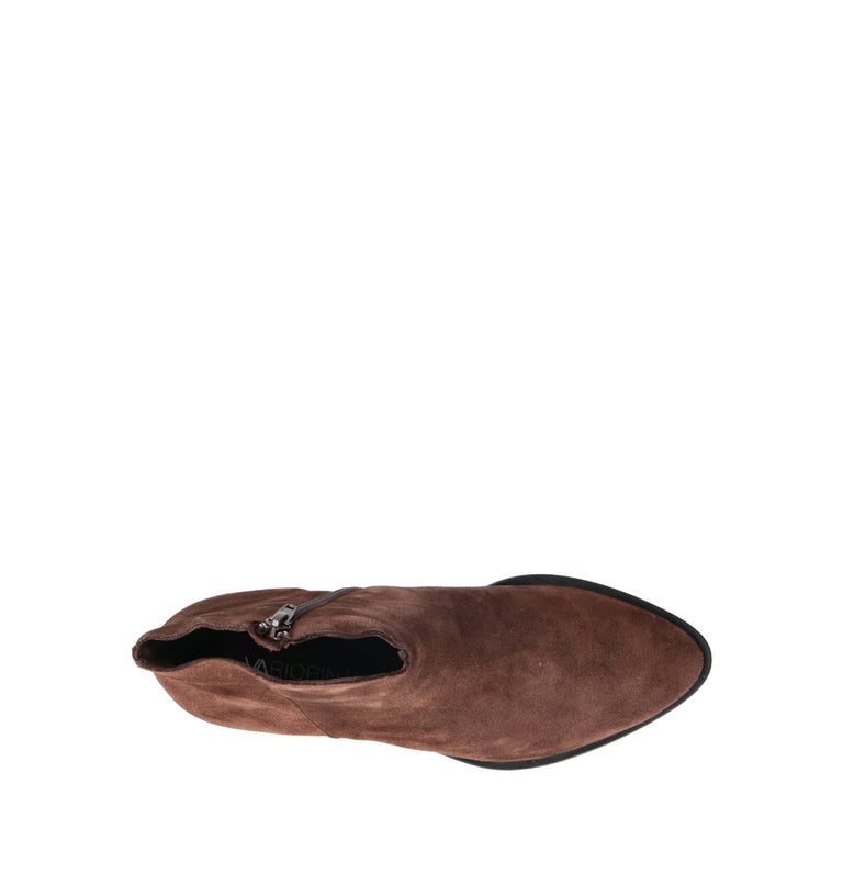 VARIOPINTO Tronchetto donna marrone in suede