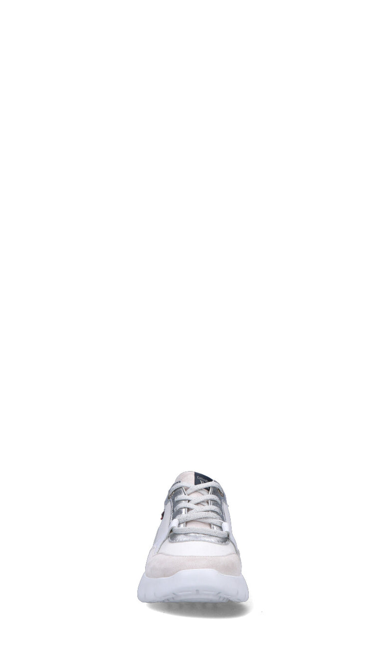 CALLAGHAN Sneaker donna bianca/argento in pelle