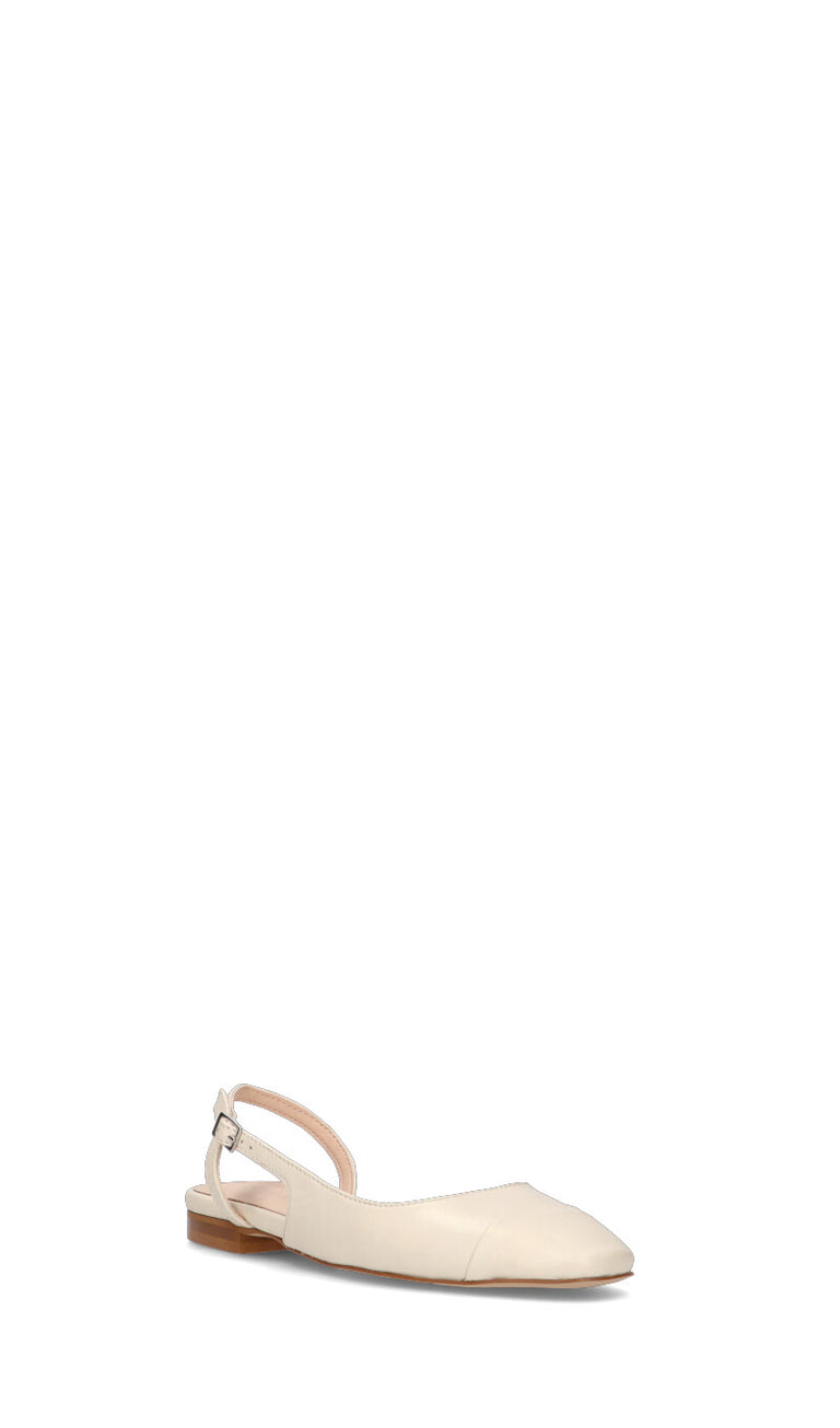 ROBERTA GINEPRI Slingback donna panna in pelle