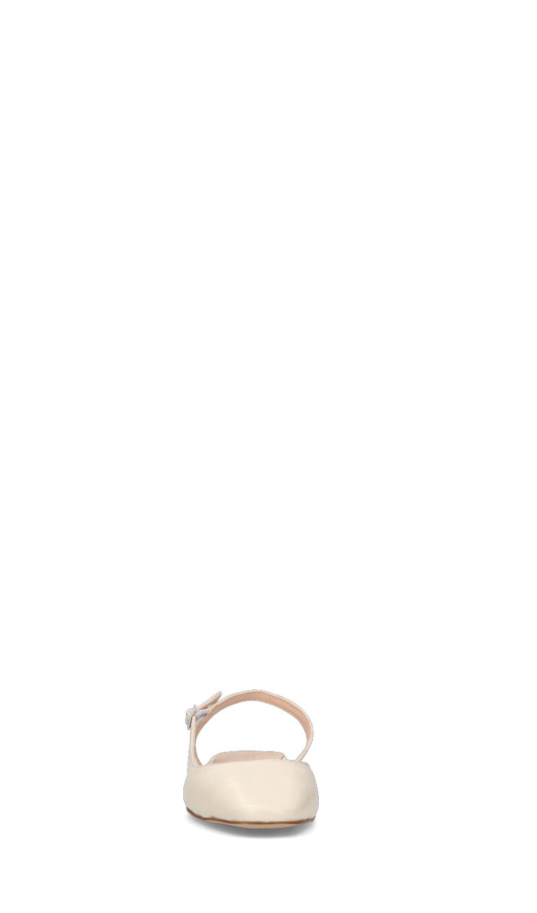 ROBERTA GINEPRI Slingback donna panna in pelle