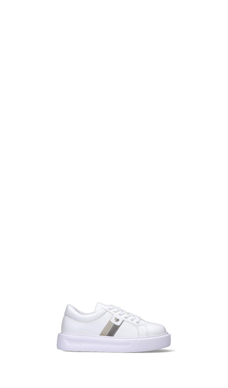 LIU JO Sneaker bimba bianca/argento