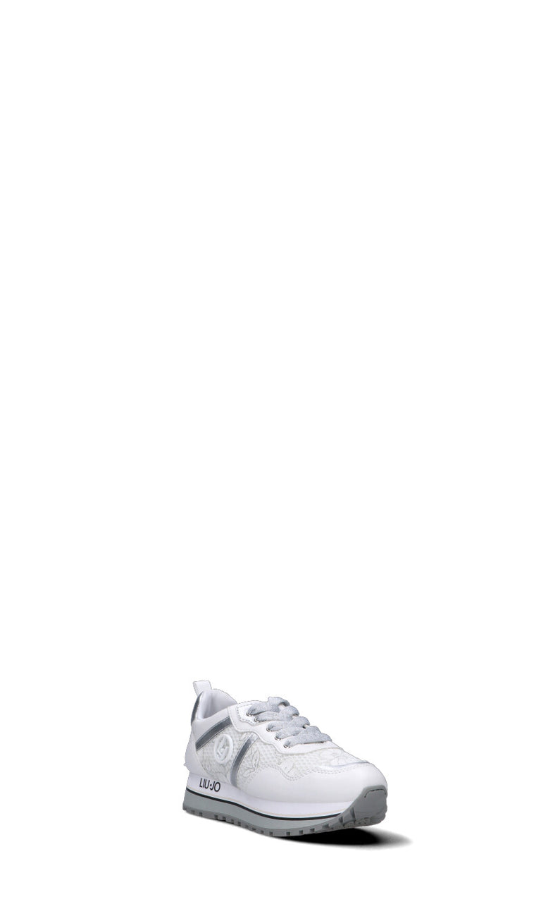 LIU JO Sneaker bimba bianca/argento