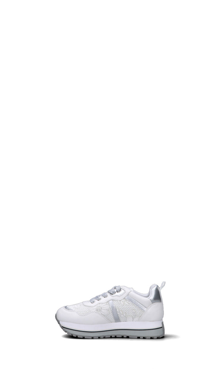LIU JO Sneaker bimba bianca/argento