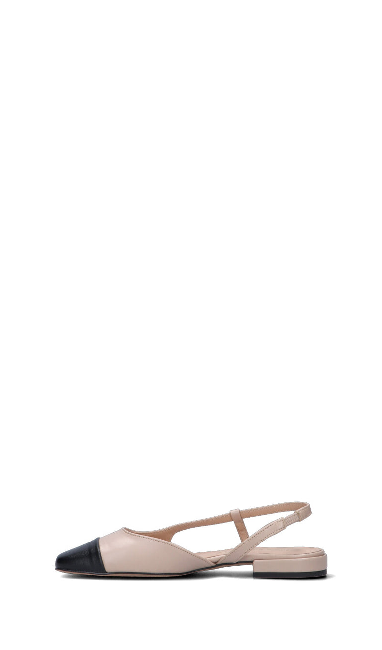 REBECCA VAN DIK Slingback donna nude/nera