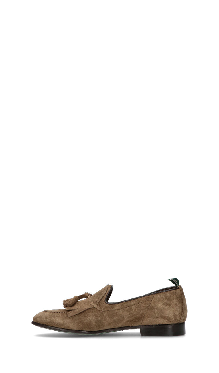 GREEN GEORGE Mocassino uomo grigio in suede