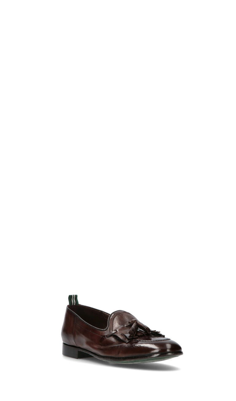 GREEN GEORGE Mocassino uomo marrone in pelle
