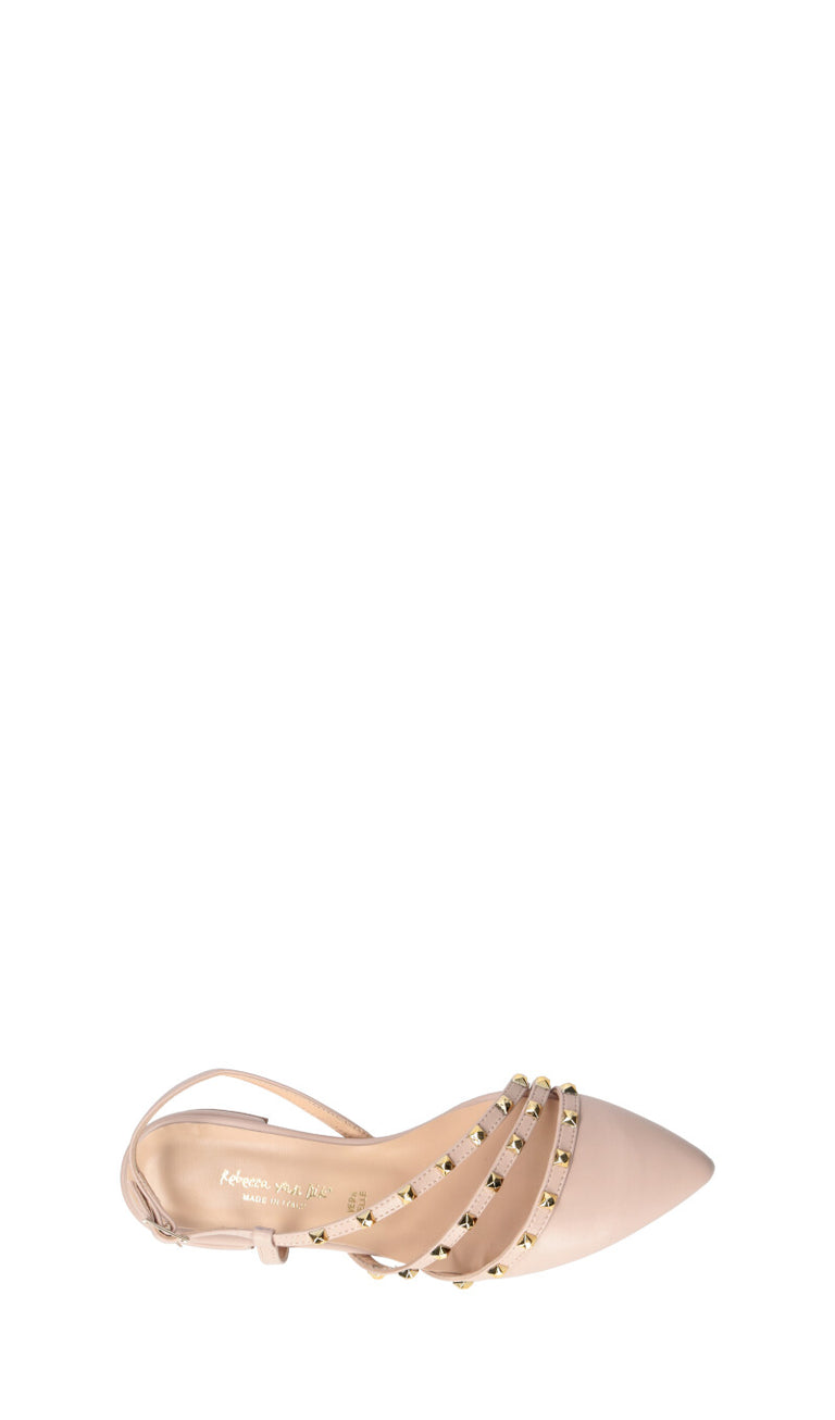 REBECCA VAN DIK Slingback donna nude