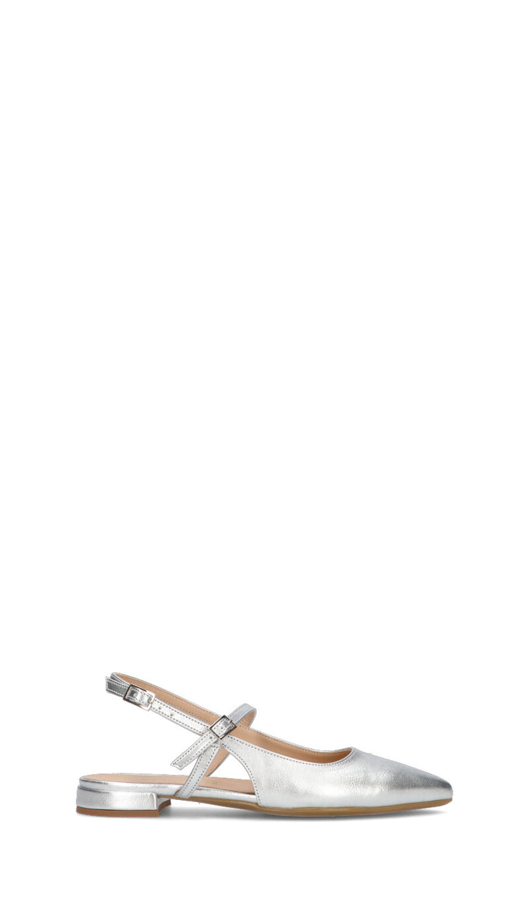 REBECCA VAN DIK Slingback donna argento