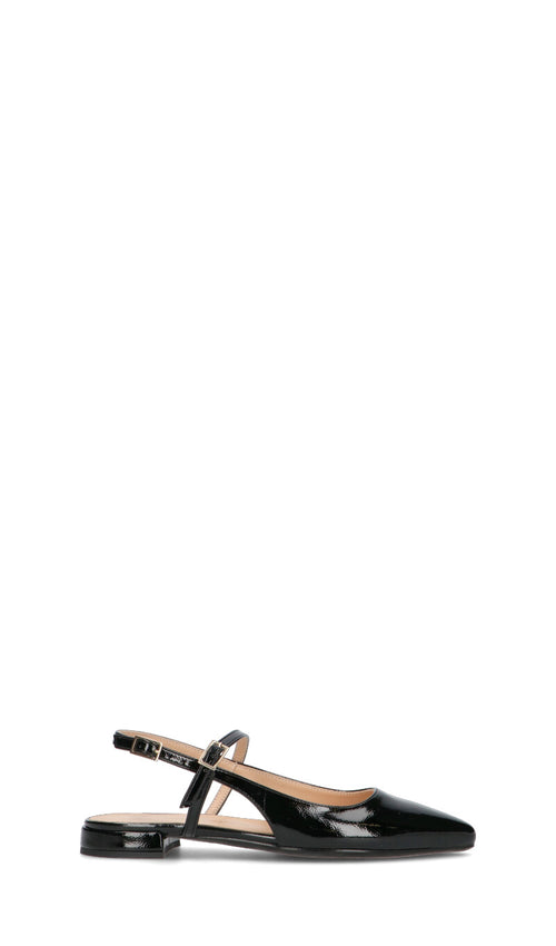 REBECCA VAN DIK Slingback donna nera