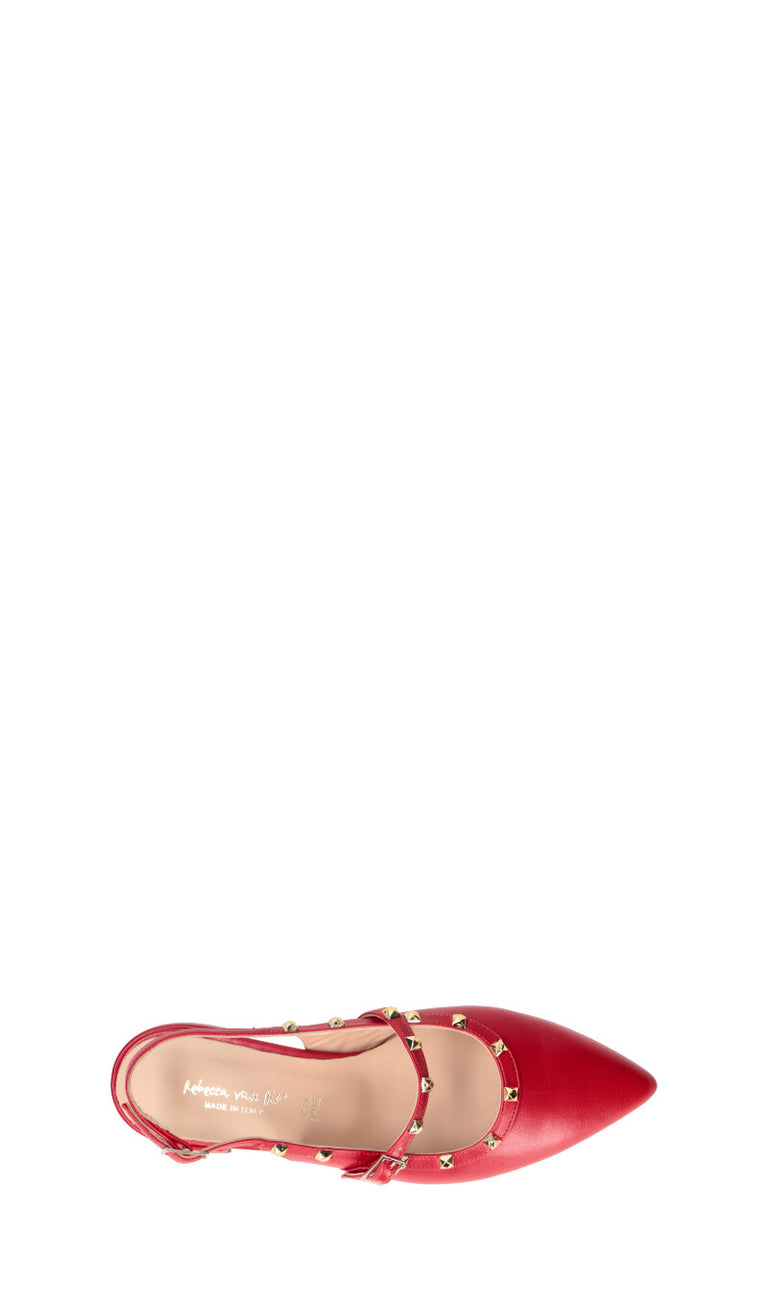 REBECCA VAN DIK Slingback donna rossa