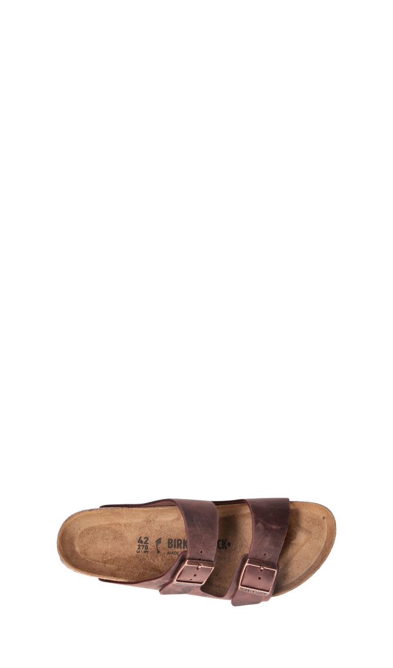 BIRKENSTOCK ARIZONA BS Ciabatta uomo marrone in pelle