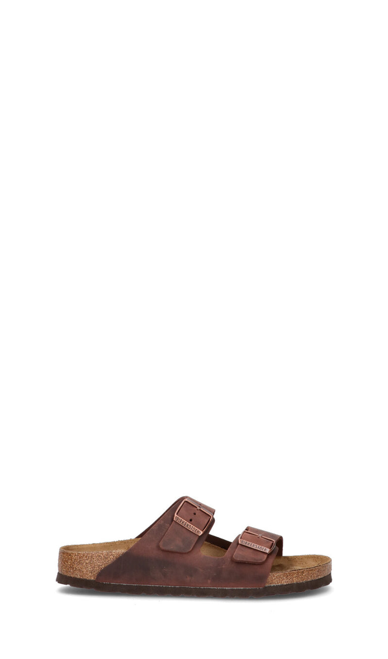 BIRKENSTOCK ARIZONA BS Ciabatta uomo marrone in pelle