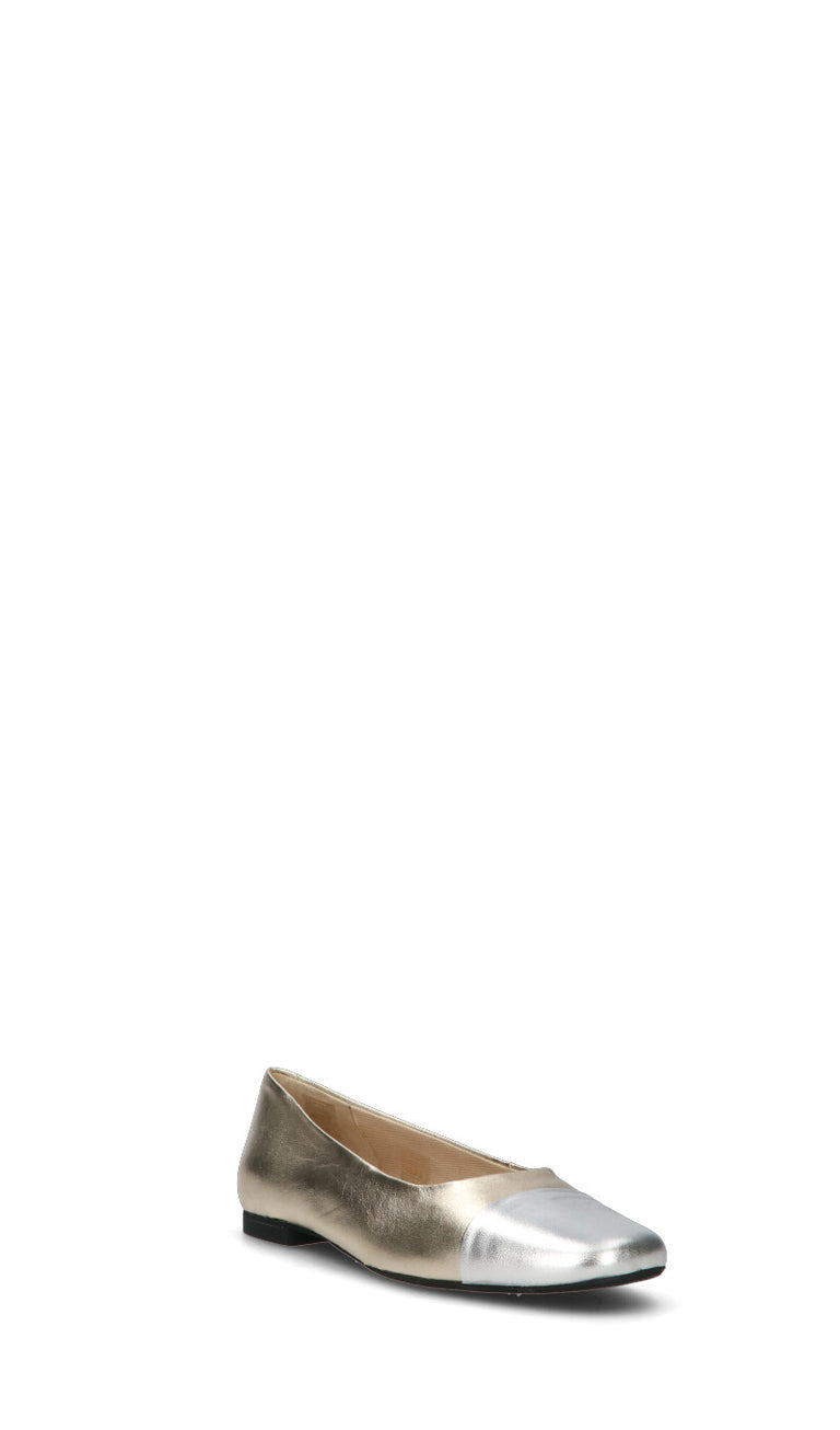 ROBERTA GINEPRI Ballerina donna oro/argento in pelle