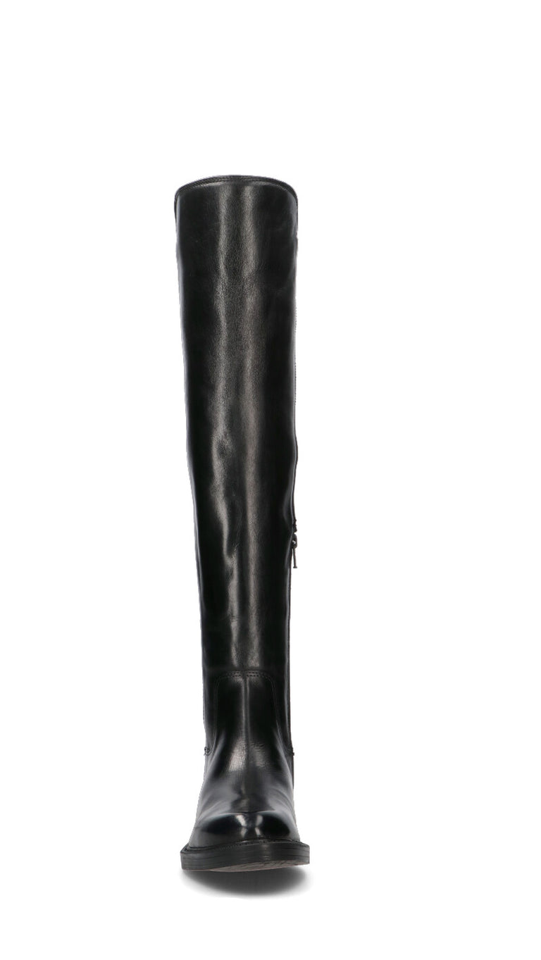 ROBERTA GINEPRI Stivale donna nero in pelle