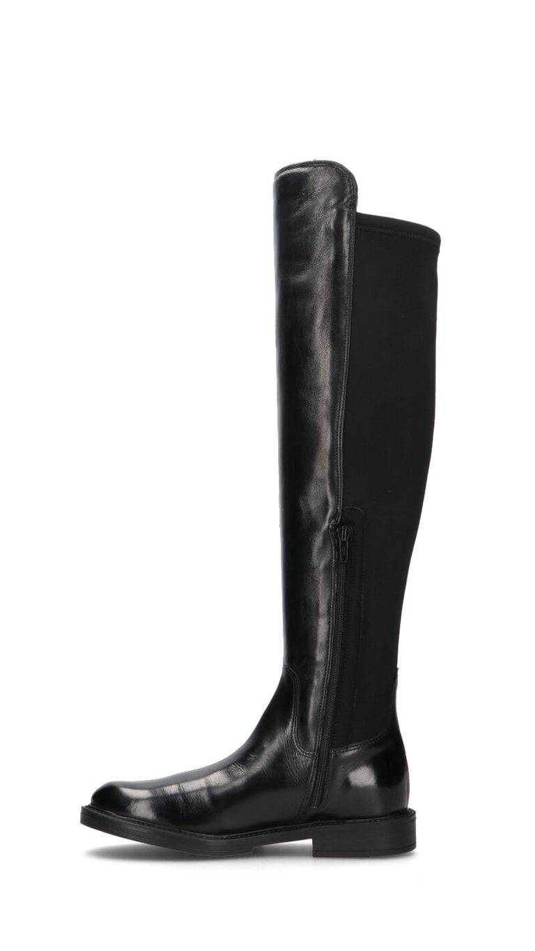 ROBERTA GINEPRI Stivale donna nero in pelle