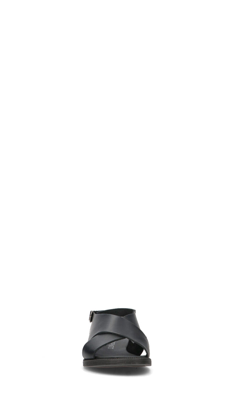 VARIOPINTO Sandalo donna nero in pelle