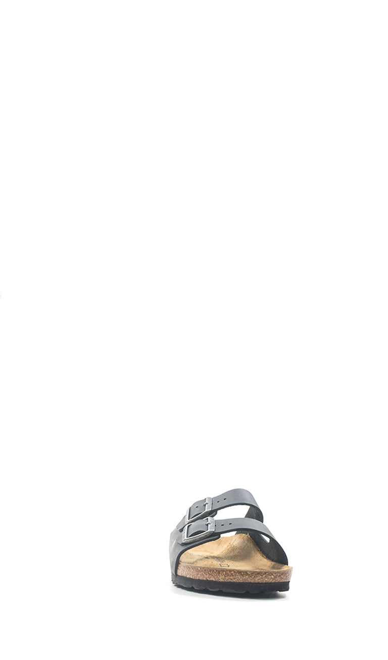 BIRKENSTOCK ARIZONA Ciabatta uomo nera in pelle