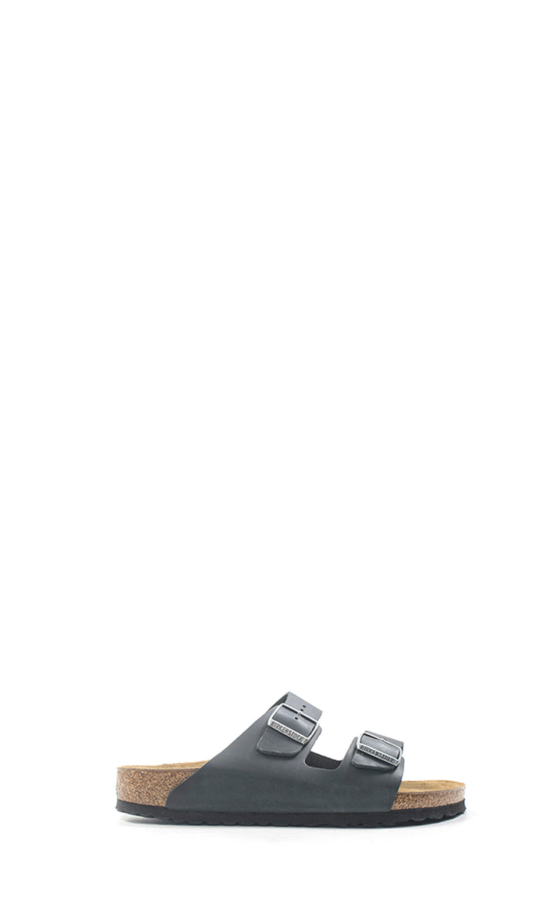 BIRKENSTOCK ARIZONA Ciabatta uomo nera in pelle