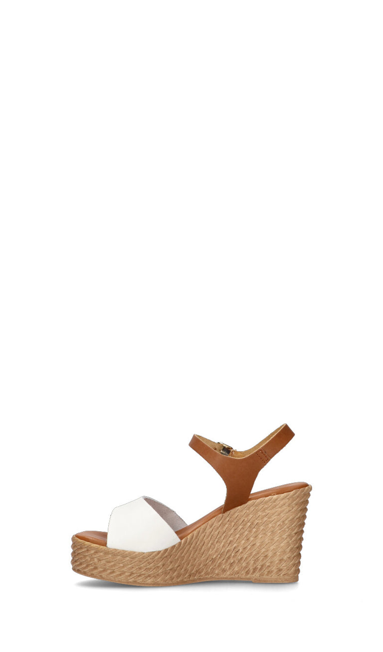 VARIOPINTO Sandalo donna bianco/cuoio