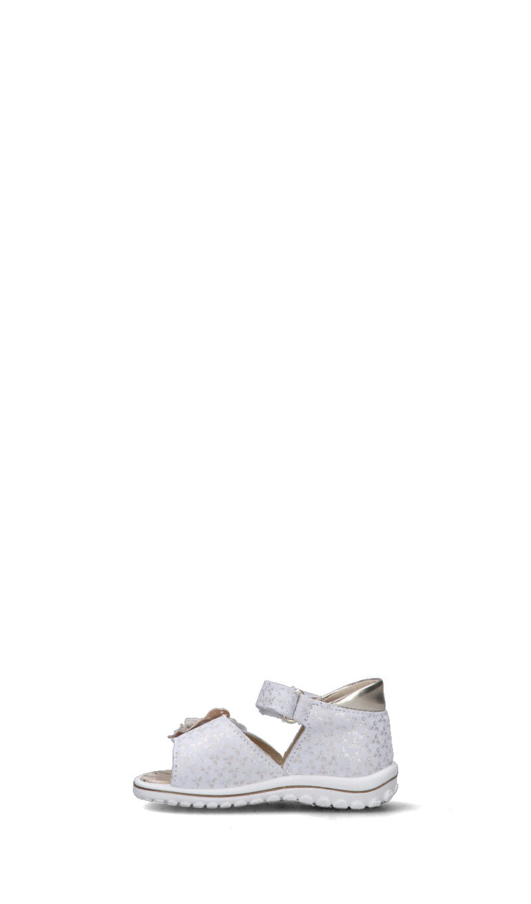 PRIMIGI Sandalo bimba bianco/oro in pelle