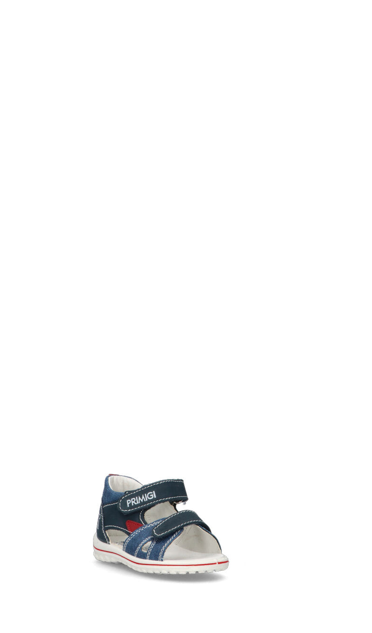 PRIMIGI Sandalo bimbo blu/denim/rosso in pelle