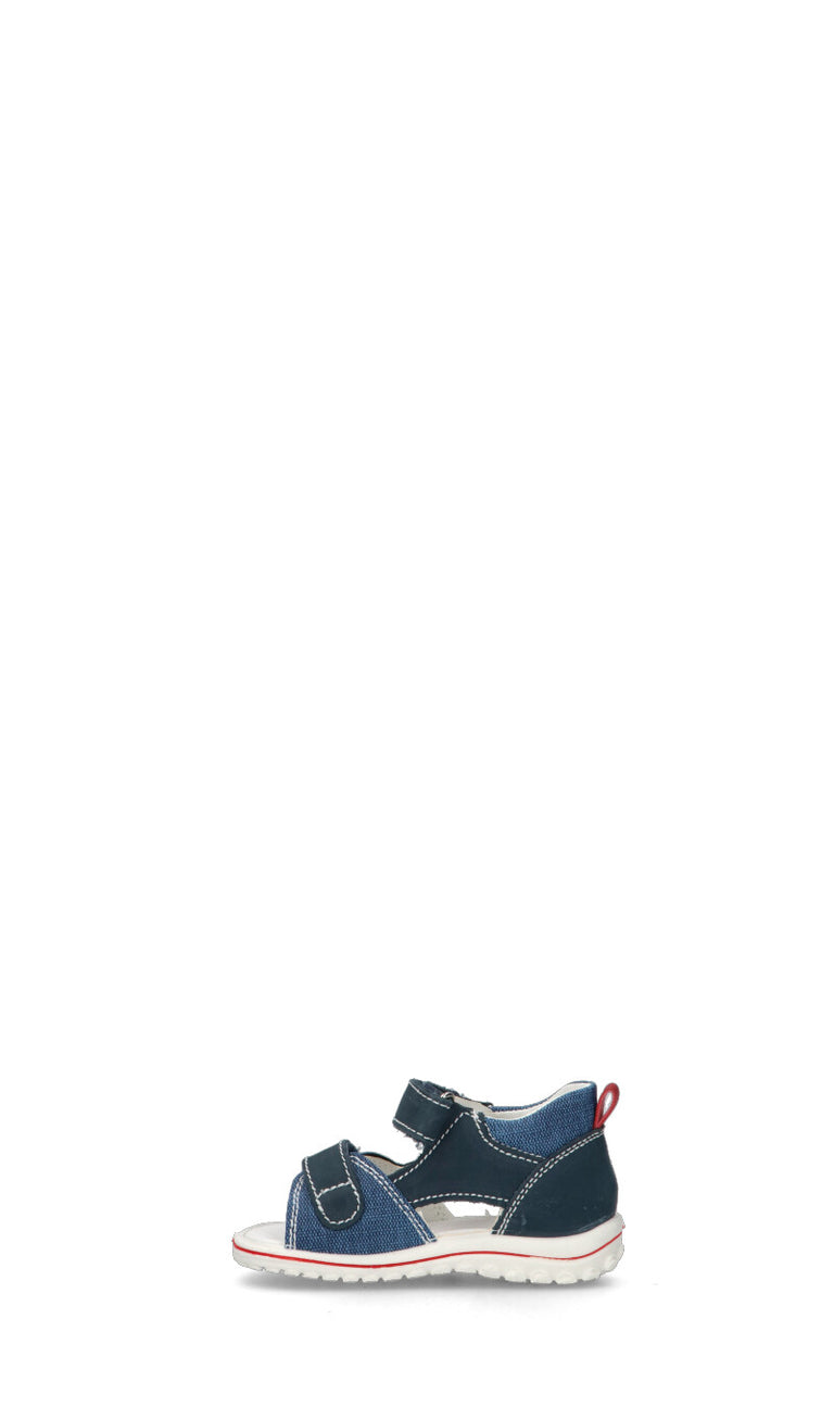 PRIMIGI Sandalo bimbo blu/denim/rosso in pelle