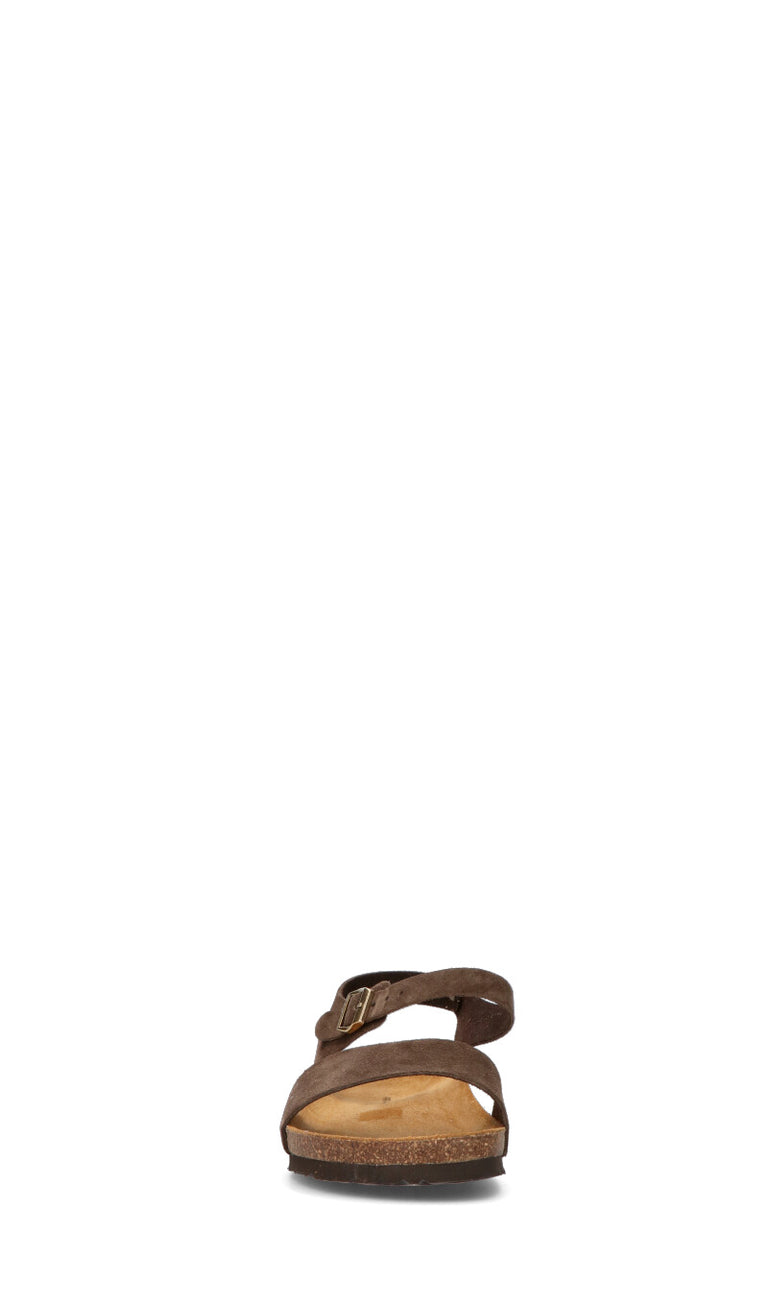 FRAU Sandalo donna marrone in suede