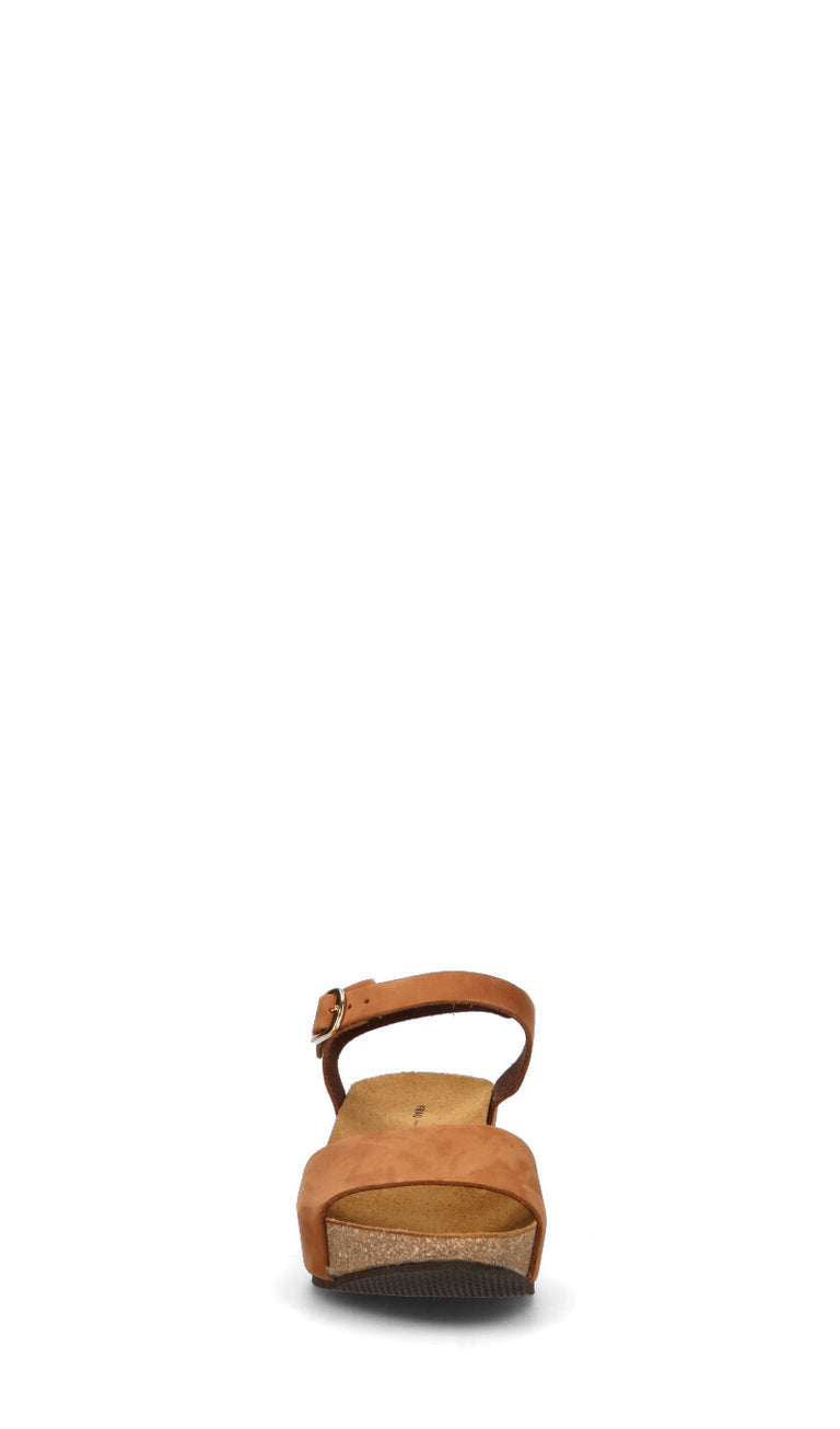 FRAU Sandalo donna marrone in suede