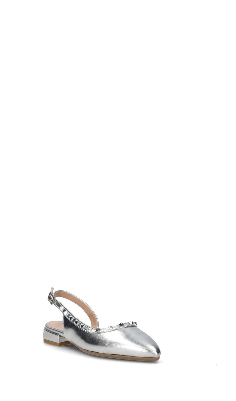 PERLAMARINA Slingback donna argento