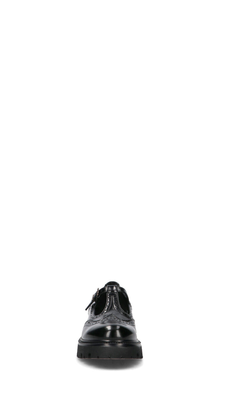 REBECCA VAN DICK Mocassino donna nero in pelle