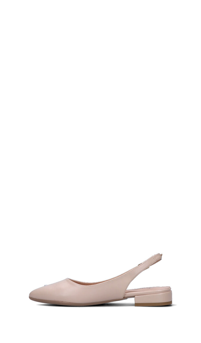 PERLAMARINA Slingback donna beige in pelle